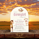 Invitation de Baby Shower en forme d'arche sur le 