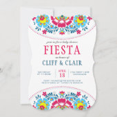 Invitation de Baby shower Fiesta (Devant)
