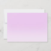 Invitation de baby shower fille de lune d'étoile v (Dos)