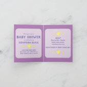 Invitation de Baby shower fille Dragon rose mignon (Intérieur)