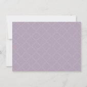 Invitation de Baby shower floral - Invitation pers (Dos)