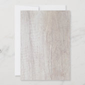 Invitation de Baby shower Floral Rose Eléphant mig (Dos)