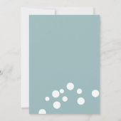 Invitation de Baby Shower Jaune Chaud Canards Mode (Dos)