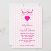 Invitation de Baby shower Little Sweetheart (Devant)