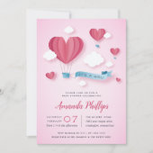 Invitation de Baby shower Little Sweetheart (Devant)