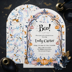 Invitation de Baby Shower Mariée Boo We Found The