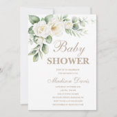Invitation de Baby shower minimale (Devant)