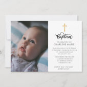 Invitation de Baby shower minimaliste moderne (Devant)