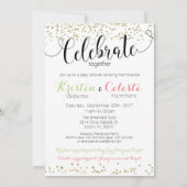 Invitation de Baby shower mixte (Devant)