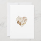 Invitation de Baby shower mobile Boho Nursery mode (Dos)