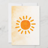 Invitation de Baby shower mobile Boho Nursery mode (Dos)