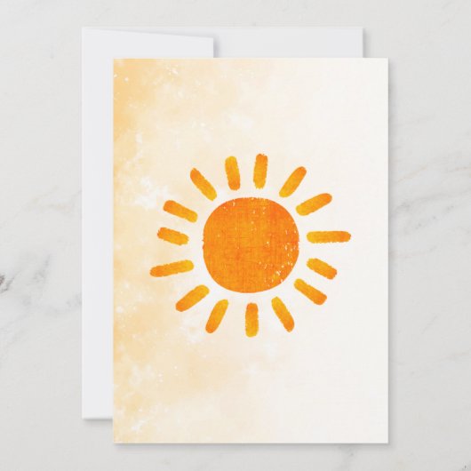 Invitation de Baby shower mobile Boho Nursery mode (Dos)