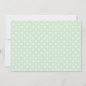 Invitation de baby shower moderne sur tableau noir (Dos)