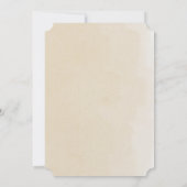 Invitation de Baby shower Neutre Boho Giraffe (Dos)