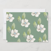 Invitation de Baby shower neutre de cerf doux (Dos)