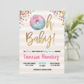 Invitation de baby shower neutre Donut Twins (Debout devant)