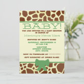 Invitation de Baby shower neutre - Impression de l (Debout devant)