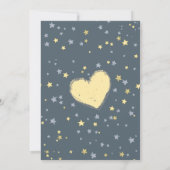 Invitation de Baby shower neutre pour le genre Lit (Dos)