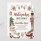 Invitation de Baby shower Nutcracker (Devant / Derrière)