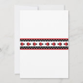 invitation de Baby shower ou de fête d'anniversair (Dos)