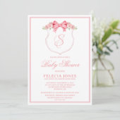Invitation de Baby shower personnalisée (Debout devant)