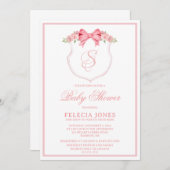 Invitation de Baby shower personnalisée (Devant / Derrière)