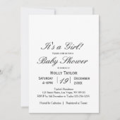 Invitation de Baby shower personnalisée (Devant)