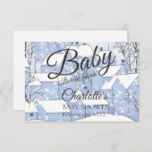 Invitation de Baby shower personnalisée (Devant / Derrière)