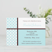 Invitation de Baby shower personnalisée (Debout devant)