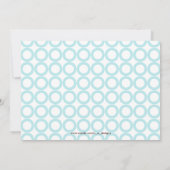 Invitation de Baby shower personnalisée (Dos)
