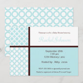 Invitation de Baby shower personnalisée (Devant / Derrière)