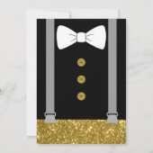 invitation de baby shower petit homme (Dos)