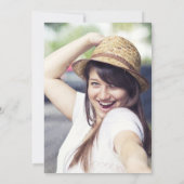 Invitation de Baby shower photo Galaxy (Dos)