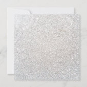 Invitation de Baby shower Pink Little Snowflake (Dos)