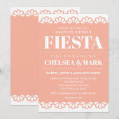 Invitation de Baby Shower pour couples en Papier D (Devant / Derrière)