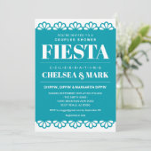 Invitation de Baby Shower pour couples en Papier D (Debout devant)