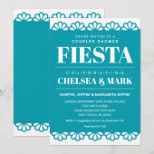 Invitation de Baby Shower pour couples en Papier D (Devant / Derrière)