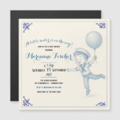 Invitation de Baby Shower pour Garçon sur le thème (Devant / Derrière)