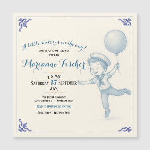 Invitation de Baby Shower pour Garçon sur le thème