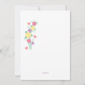 Invitation de Baby shower pour maman (Dos)