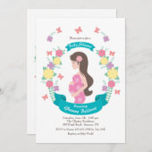Invitation de Baby shower pour maman (Devant / Derrière)