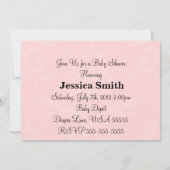 Invitation de Baby shower Red Ladybug personnalisé (Dos)