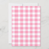 Invitation de Baby Shower Rose Howdy (Dos)