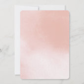 Invitation de Baby shower rose Little Star Twinkle (Dos)