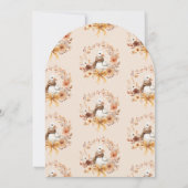Invitation de baby shower Silly Goose Fall Arch (Dos)