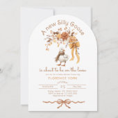 Invitation de baby shower Silly Goose Fall Arch (Devant)