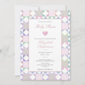 Invitation de baby shower Simple Rose Quilt (Devant)