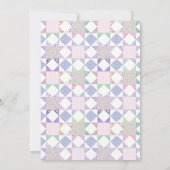 Invitation de baby shower Simple Rose Quilt (Dos)
