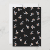 Invitation de Baby shower sorcière mignonne (Dos)