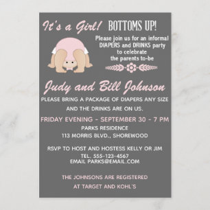 Invitation de Baby shower supérieure personnalisab